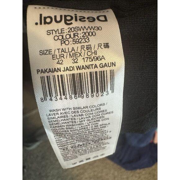 Desigual Multicolored Long Midi Dress Art To Wear Designer Size 42 - Picture 5 of 6